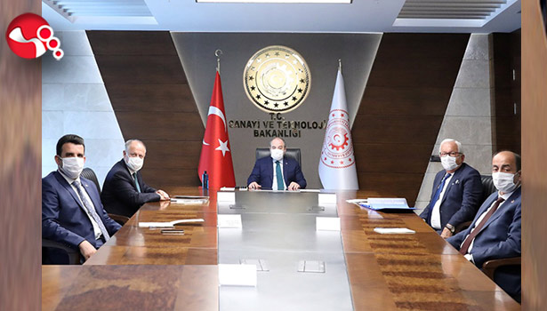 Ereğli Protokolü Bakan Varank ile görüştü...