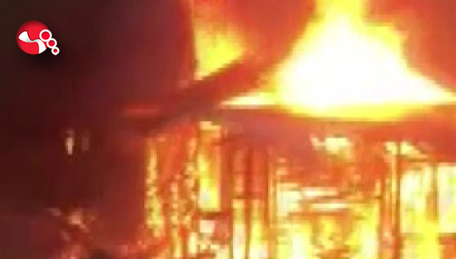 Yıldırım düştü...