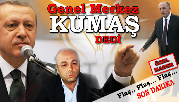 BAŞBAKAN ERDOĞAN, ÖZTÜRK YERİNE KUMAŞ DEDİ