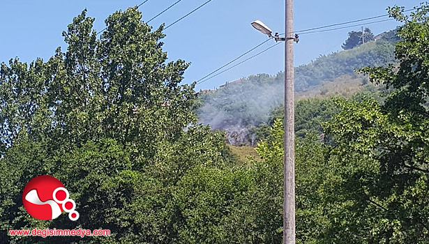 Çocukların oyunu yangınla son buldu...