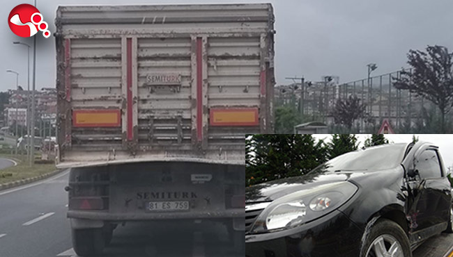 TIR çarptı, karşı şeride geçti… Yaralılar…