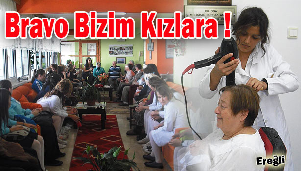 ZONGULDAK KIZ MESLEK LİSESİ ÖĞRENCİLERİNDEN HUZUREVİ ZİYARETİ