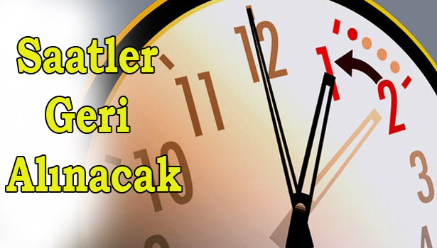 YAZ SAATİ SONA ERİYOR