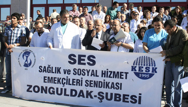 SES ZONGULDAK ŞUBESİ, TEPKİ GÖSTERDİ