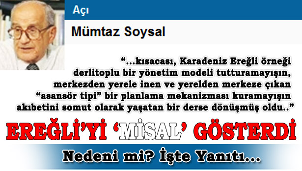 EKONOMİ&8230; EREĞLİ&8230; ERDEMİR&8230; YEREL GAZETELER&8230;