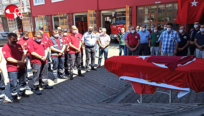 İtfaiye Eri sonsuzluğa uğurlandı