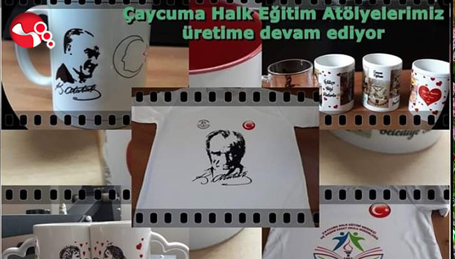 Halk Eğitim Merkezinde üretim devam ediyor