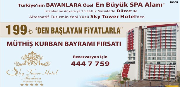 Sky Tower Hotel'den Bayrama müthiş fırsat