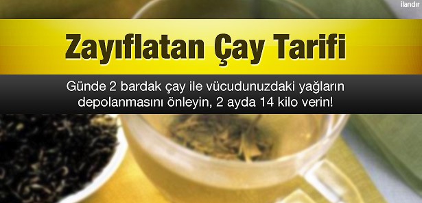 Zayıflatan çay tarifi
