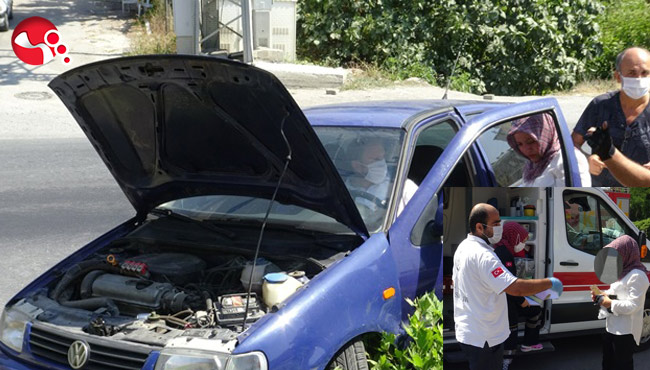 Refüje çarparak durabildi...Gözyaşlarını tutamadı...
