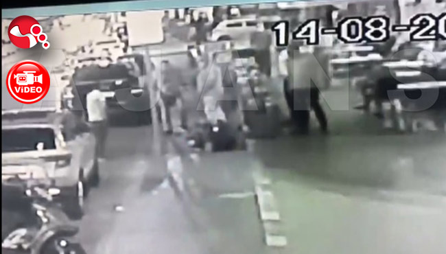 Laf atma tartışmasındaki ilk görüntüler!..