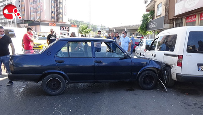 Park halindeki araca çarparak durabildi...