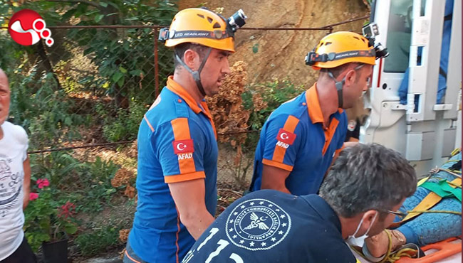 Uçuruma yuvarlandı