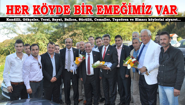 CHP'LİLER KÖYLERDE...