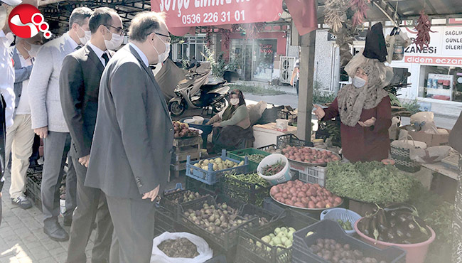 Vali Tutulmaz’dan Alaplı’da Covid-19 denetimi