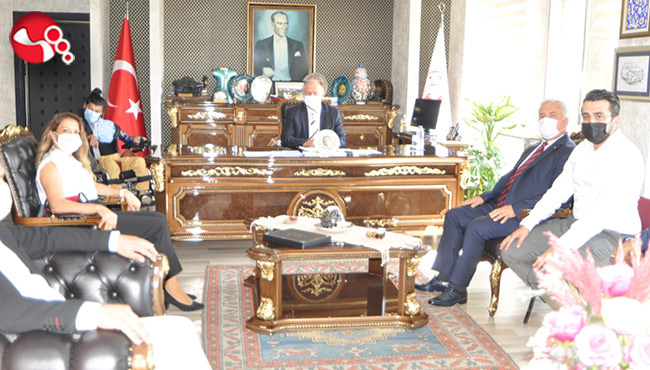 MHP’den ilk ziyaret Kaymakam Çorumluoğlu’na...