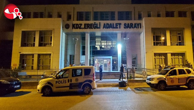 Baltayla saldırarak kulağını kesmişti...Adliyeye çıkarıldı!..