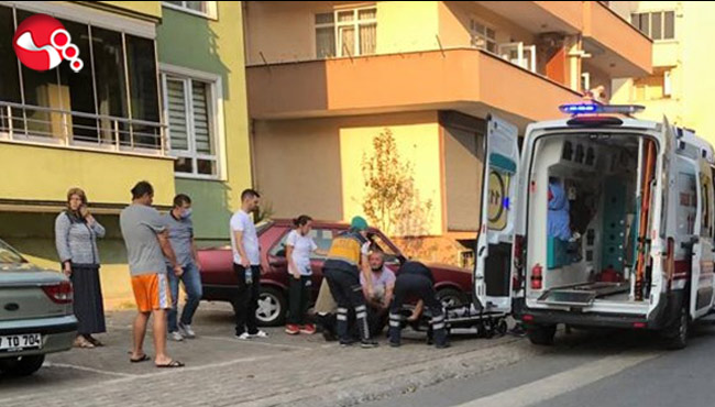 Yerde hareketsiz yatıyordu...