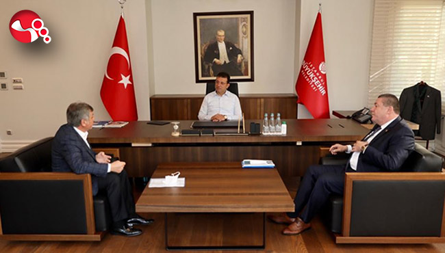 İmamoğlu'nu ziyaret ettiler