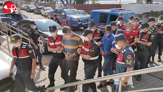 Kablo hırsızları yakalandı