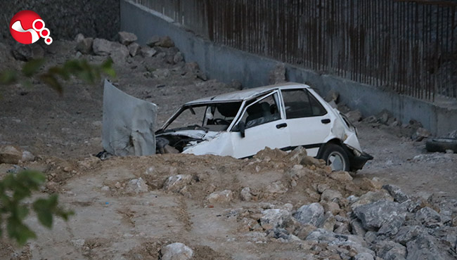 Dere yatağına uçtu