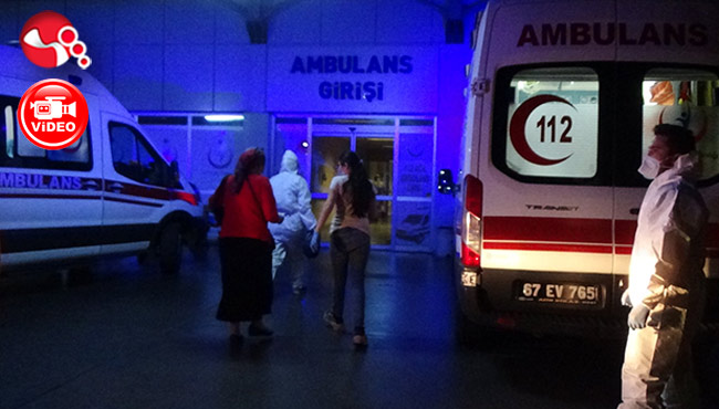 Anne ve kızı fenalaştı…Hastaneye kaldırıldı!