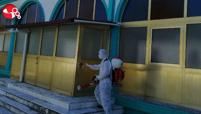 Kandilli Belediyesi dezenfekte çalışmalarını sürdürüyor