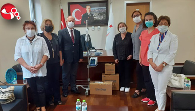 Bir Cihaz Bağışı da "Lions Kulübü Derneği"nden...