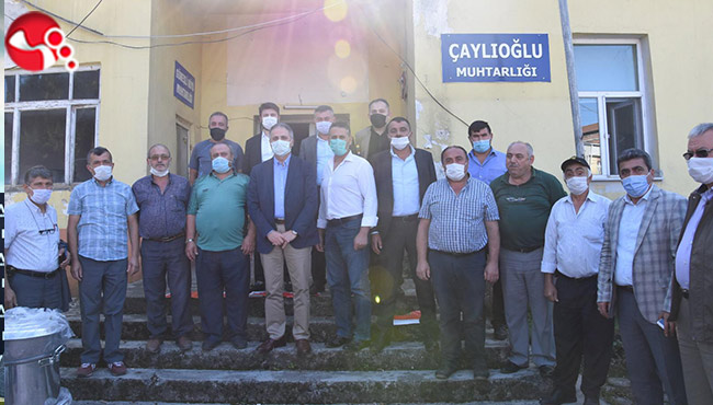 Başkan Bozkurt ve ekibi, Çaylıoğlu’ndaydı