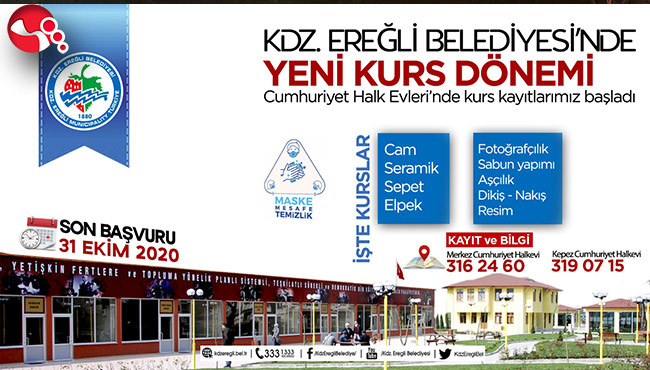 Cumhuriyet Halk Evleri’nde Kurslar başlıyor