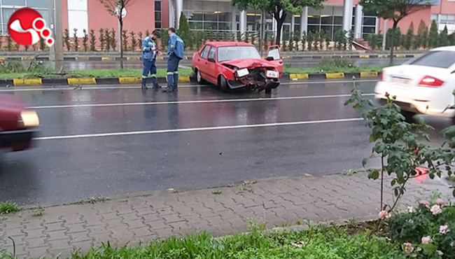 Aşırı yağış kazayı getirdi