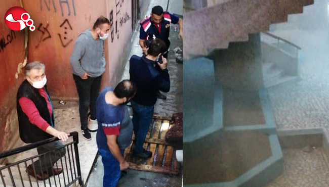 Rampalı Çarşıda yangın paniği...