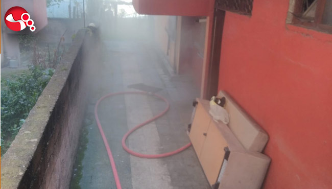 Apartmanda yangın!