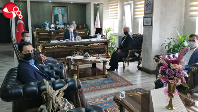 DEVA Partisi’nden Kaymakam Çorumluoğlu’na ziyaret...