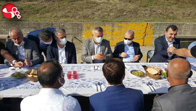 Ak Parti Heyeti'nden Armutlucuma temasları...