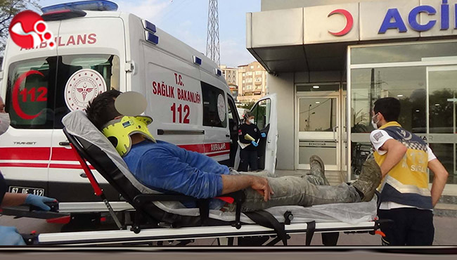 İnşaattan düşerek yaralandı!..