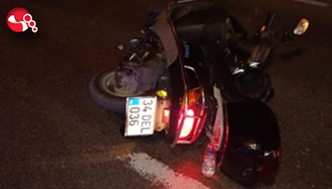 Motosiklet Kazası... 1 yaralı!