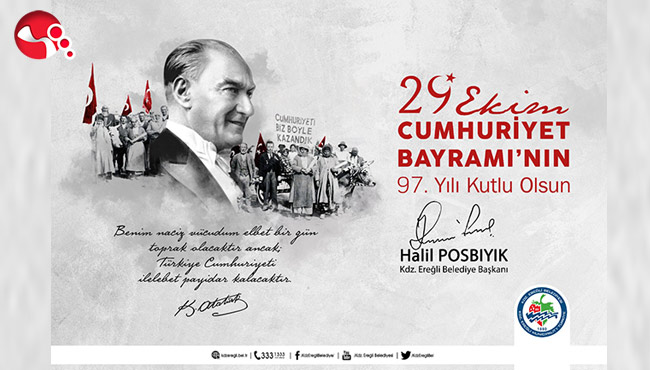 Başkan Posbıyık, Cumhuriyet Bayramı’nı kutladı