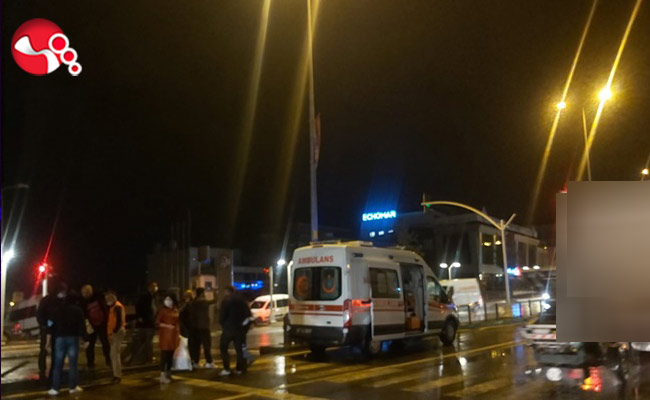 Marketten dönen adama otomobil çarpıp kaçtı!..