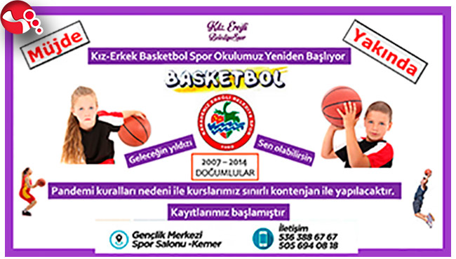 Müjde! Basketbol ve Voleybol Spor Okullarımız tekrar başlıyor