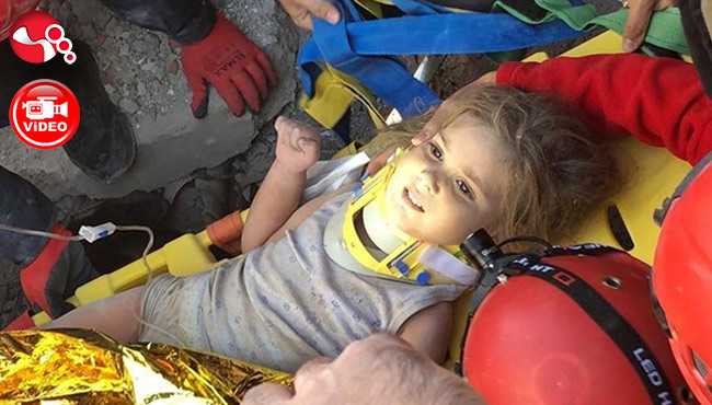 Minik Ayda 91 saat sonra sağ kurtuldu!İlk isteği ise...