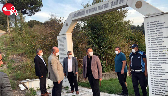 63 maden şehidinin bulunduğu mezarlık yeniden düzenleniyor