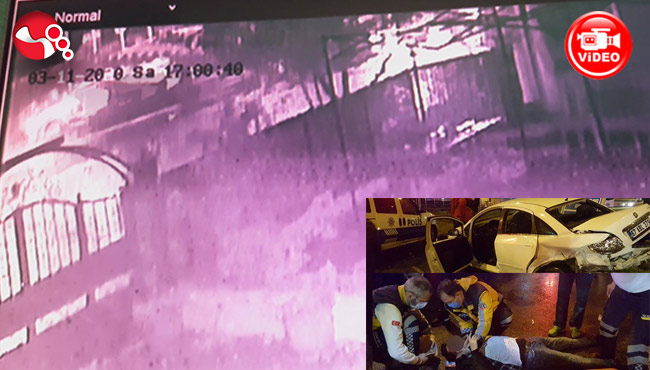 Feci Kaza ana kameralara yansıdı...