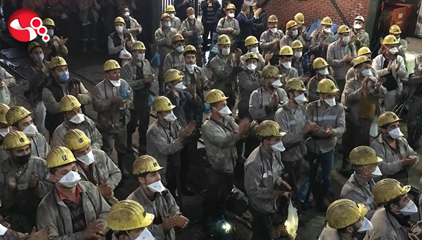 Madencilerden alkışlı protesto!..