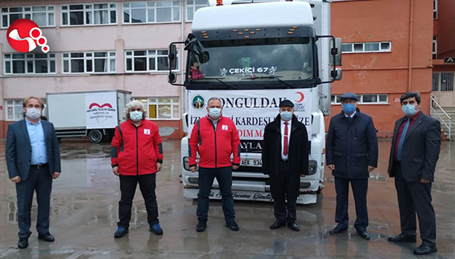 Kdz.Ereğli'den İzmir'e yardım eli...