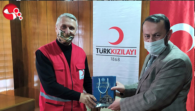 Kızılay Başkanı Ciğer, Müftü Kütükçü’ye teşekkür etti