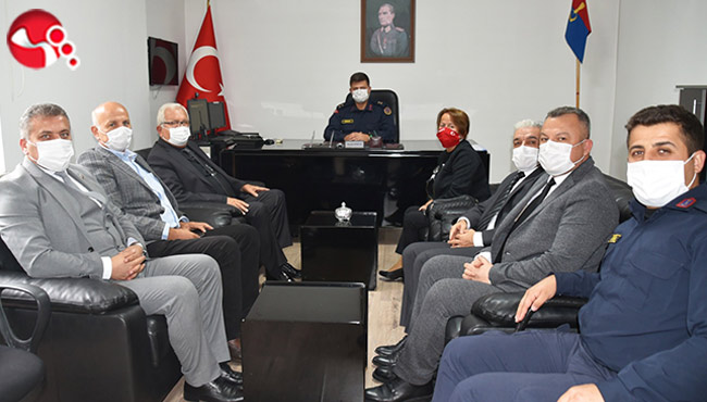 Posbıyık’tan Jandarma Komutanı Dündar’a ziyaret