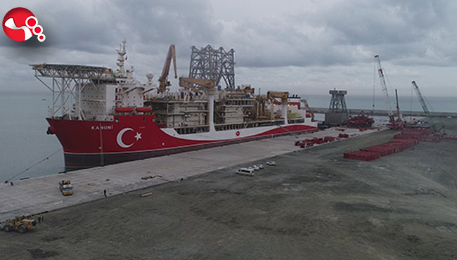 Kanuni Sondaj Gemisi Filyos Limanı’na demirledi