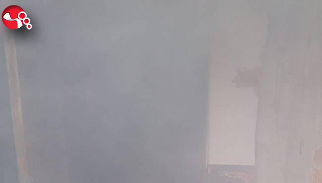 Kazan dairesinde yangını korku saçtı...