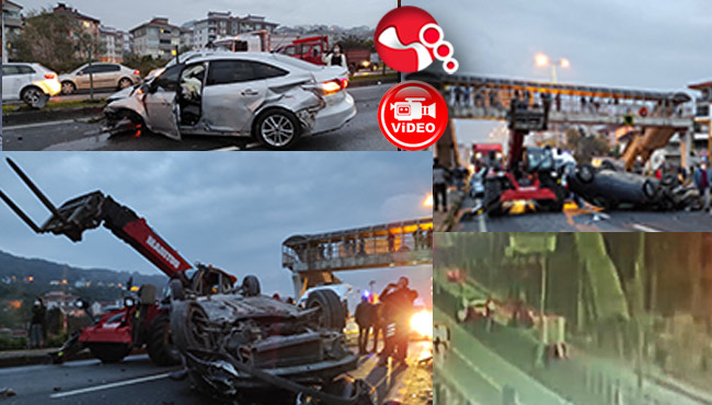 FECİ KAZA!.. 2 çocuk,5 yaralı, İşte o anlar...